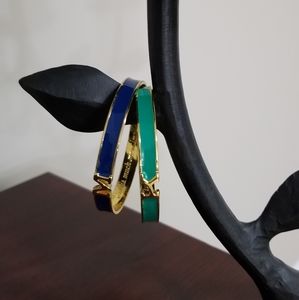 Liz Claiborne enamel bangle bracelets